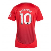 Billiga Manchester United Marcus Rashford #10 Hemma fotbollskläder Dam 2024-25 Kortärmad